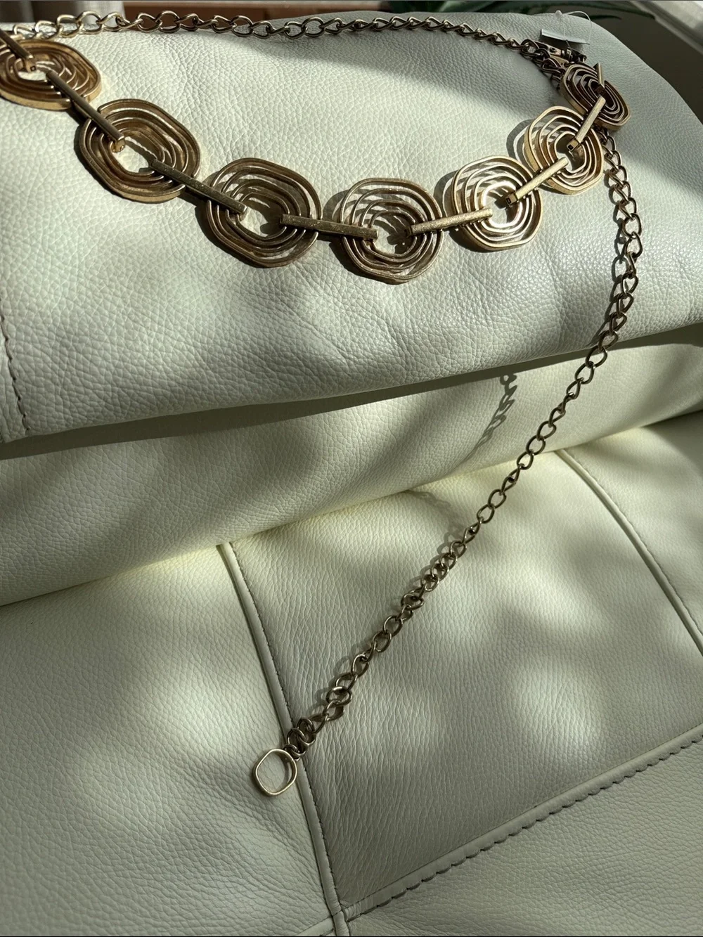 Chico's Gold-Tone Concentric Link Belt